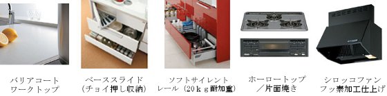 鹿児島のキッチンリフォームパック 機能